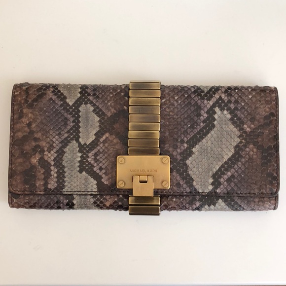 Michael Kors Collection python clutch - Picture 1 of 3